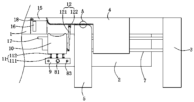 An arm lifting device for gynecological operating bed