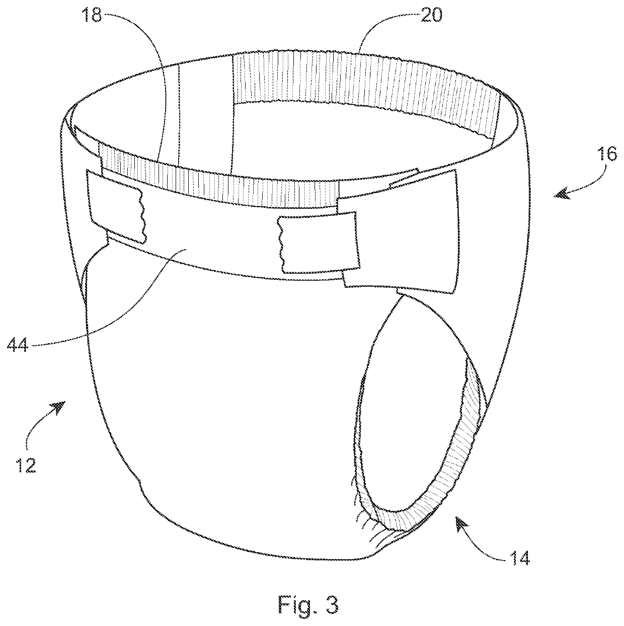 Absorbent core with nonwoven web(s) comprising superabsorbent fibers