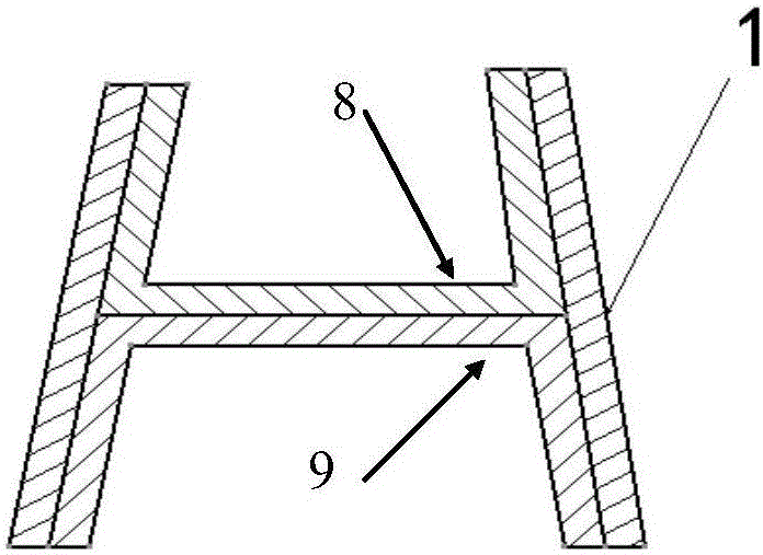 Molding tool for composite of closed angle structure