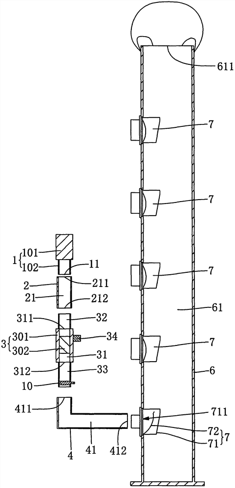 A method for testing the smoke insulation performance of exhaust duct