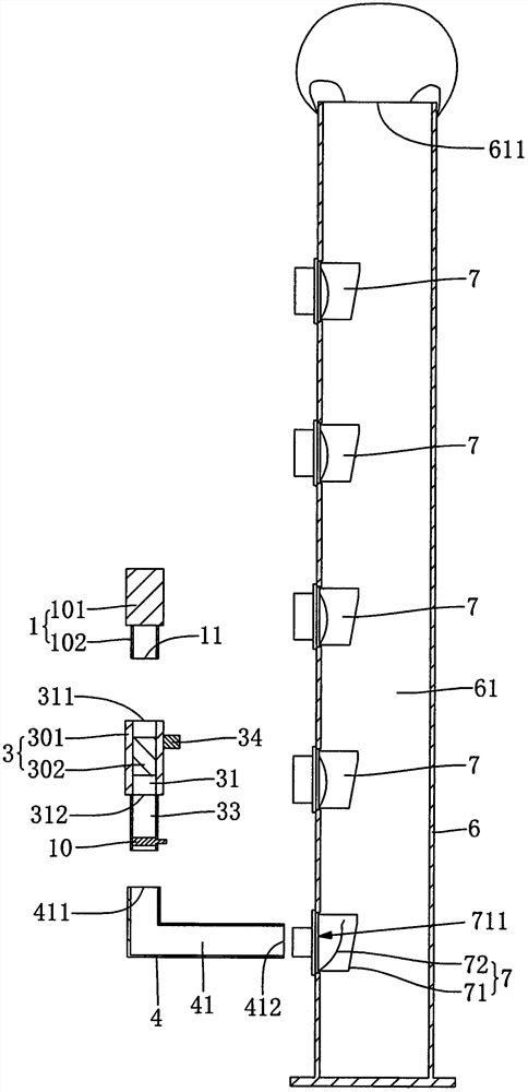 A method for testing the smoke insulation performance of exhaust duct