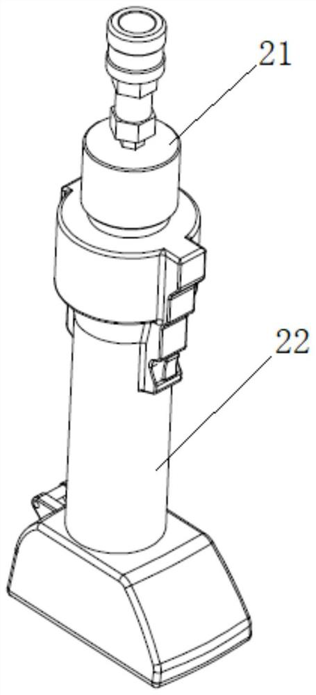 Hydraulic wedge-shaped wire clamp installer