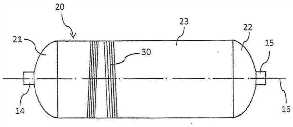 Method for producing a fibre-reinforced pressure vessel with pole cap reinforcement