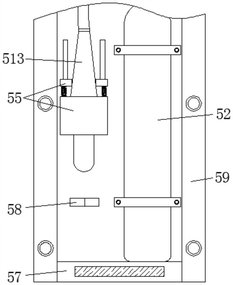 A sub-format automatic electrical control cabinet with flame retardant and fire-extinguishing function