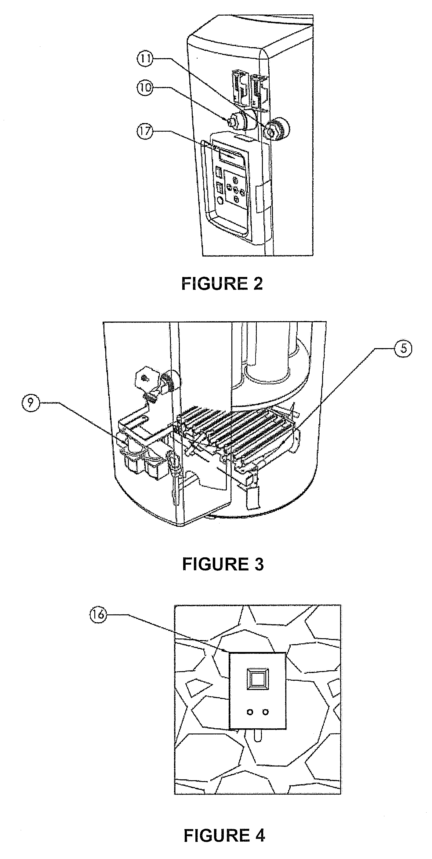 Water heater with ionized ignition and electronic control of temperature