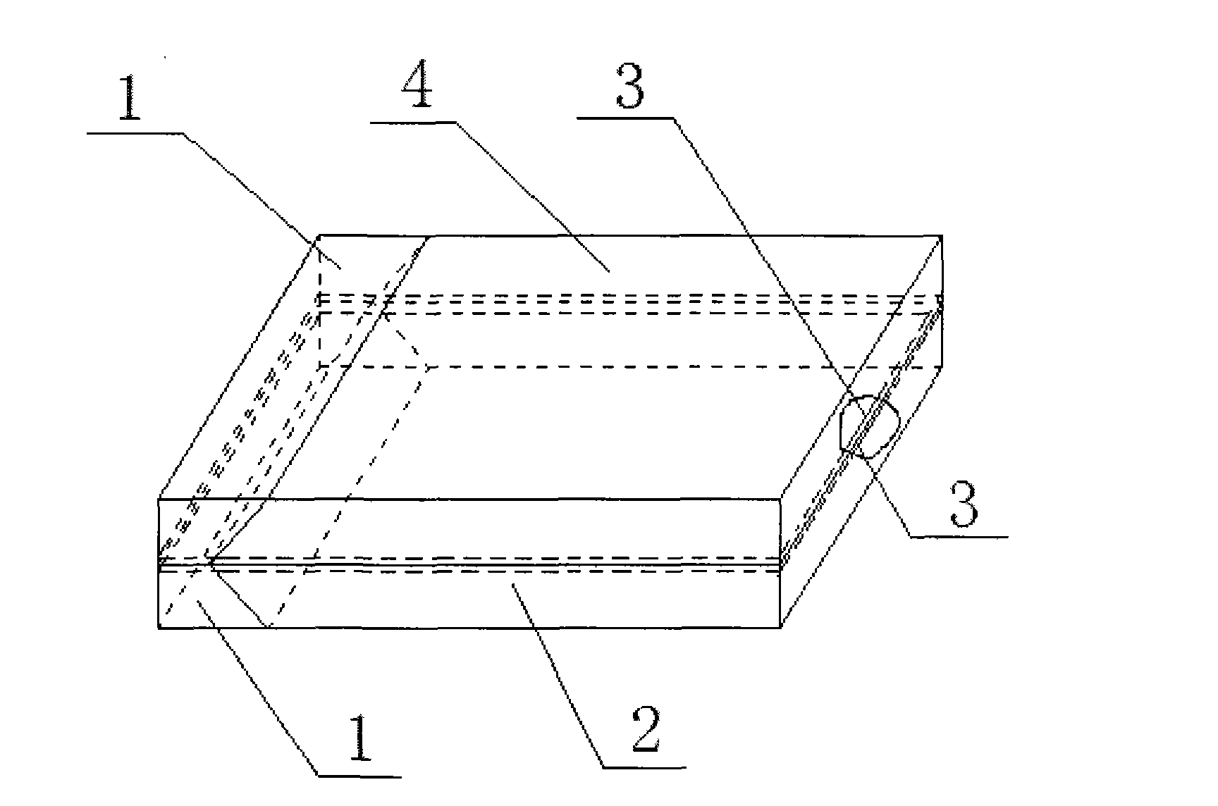 Rotary open type double layer packing box