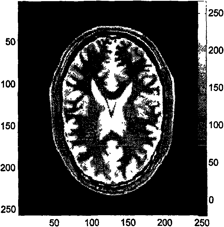 Signal noise removing method based on reconstruction signal substituting frequency spectrum data