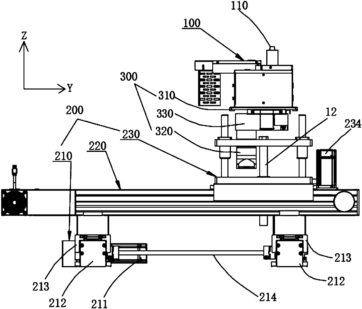 Automatic wave peak welding equipment