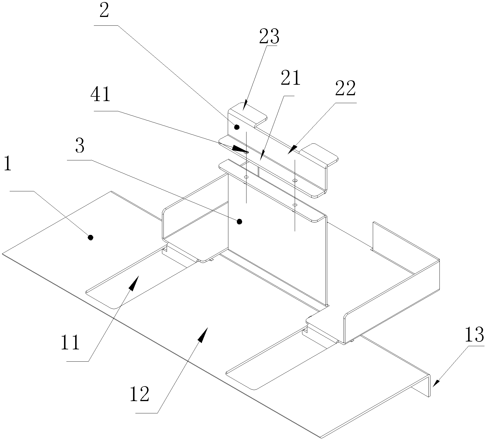 Pull box assembly for replacing battery and method for replacing the battery