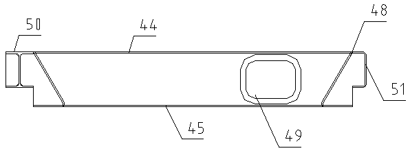 A large domestic waste incinerator grate furnace