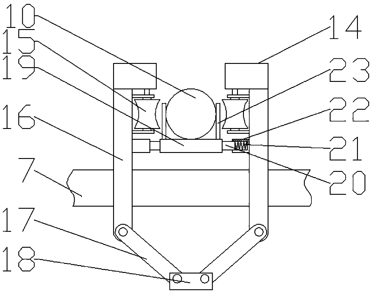 Withstand voltage detection device for cables