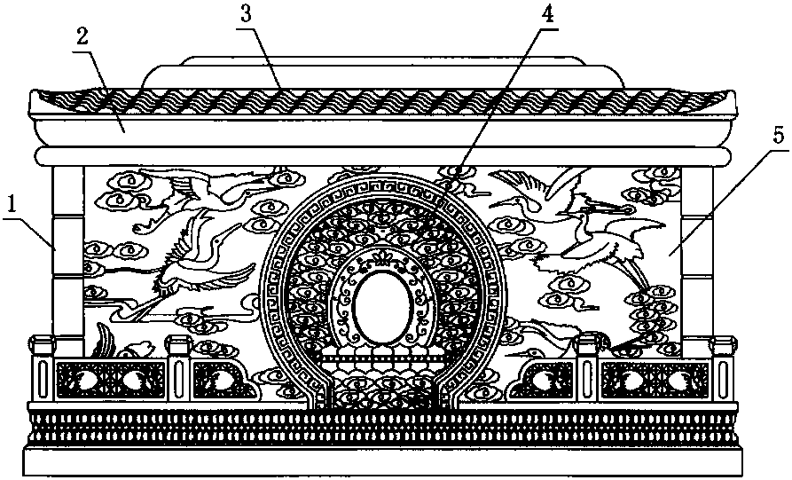 Lock control type double-layer vacuum cinerary casket