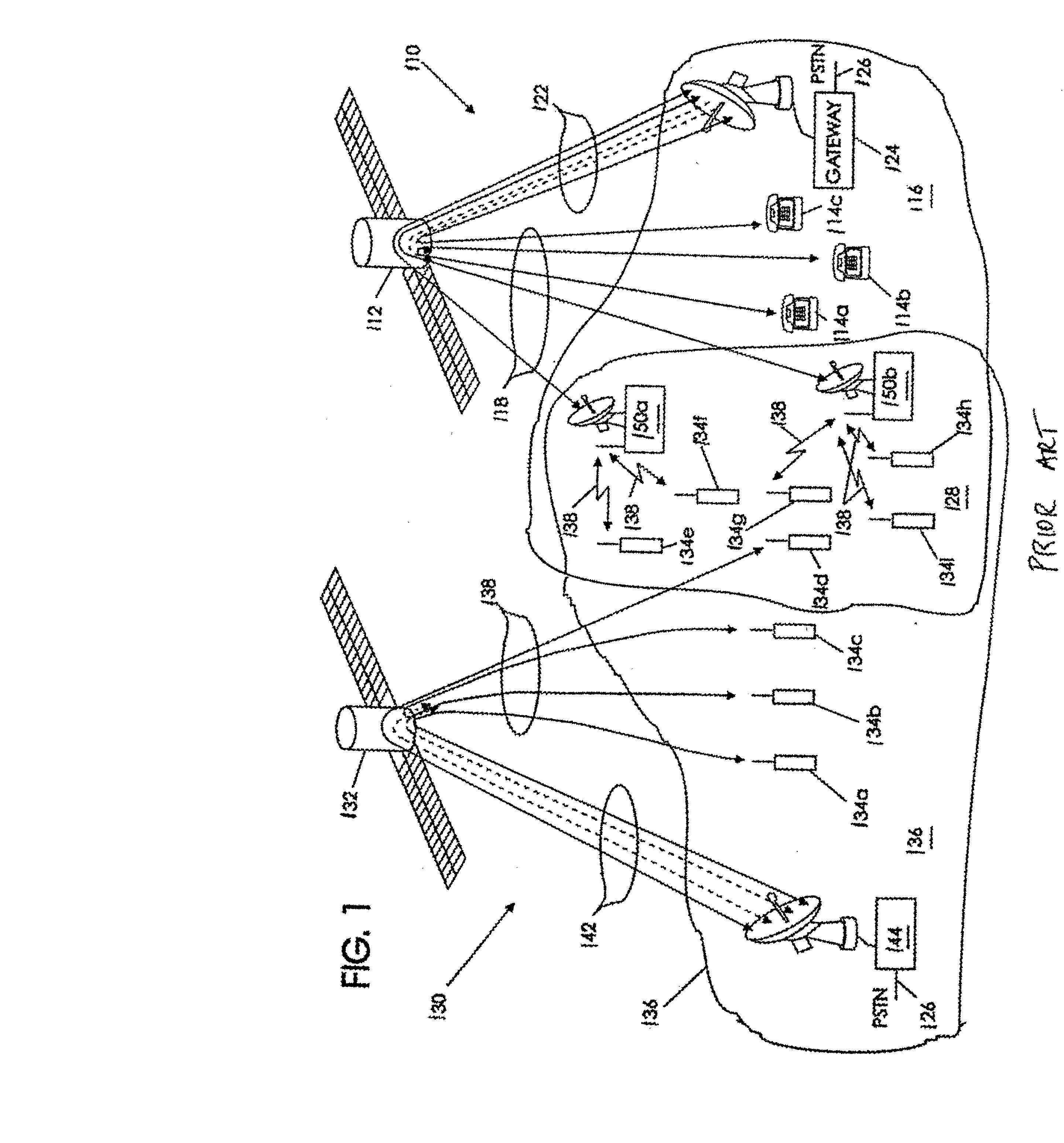 Coordinated satellite-terrestrial frequency reuse