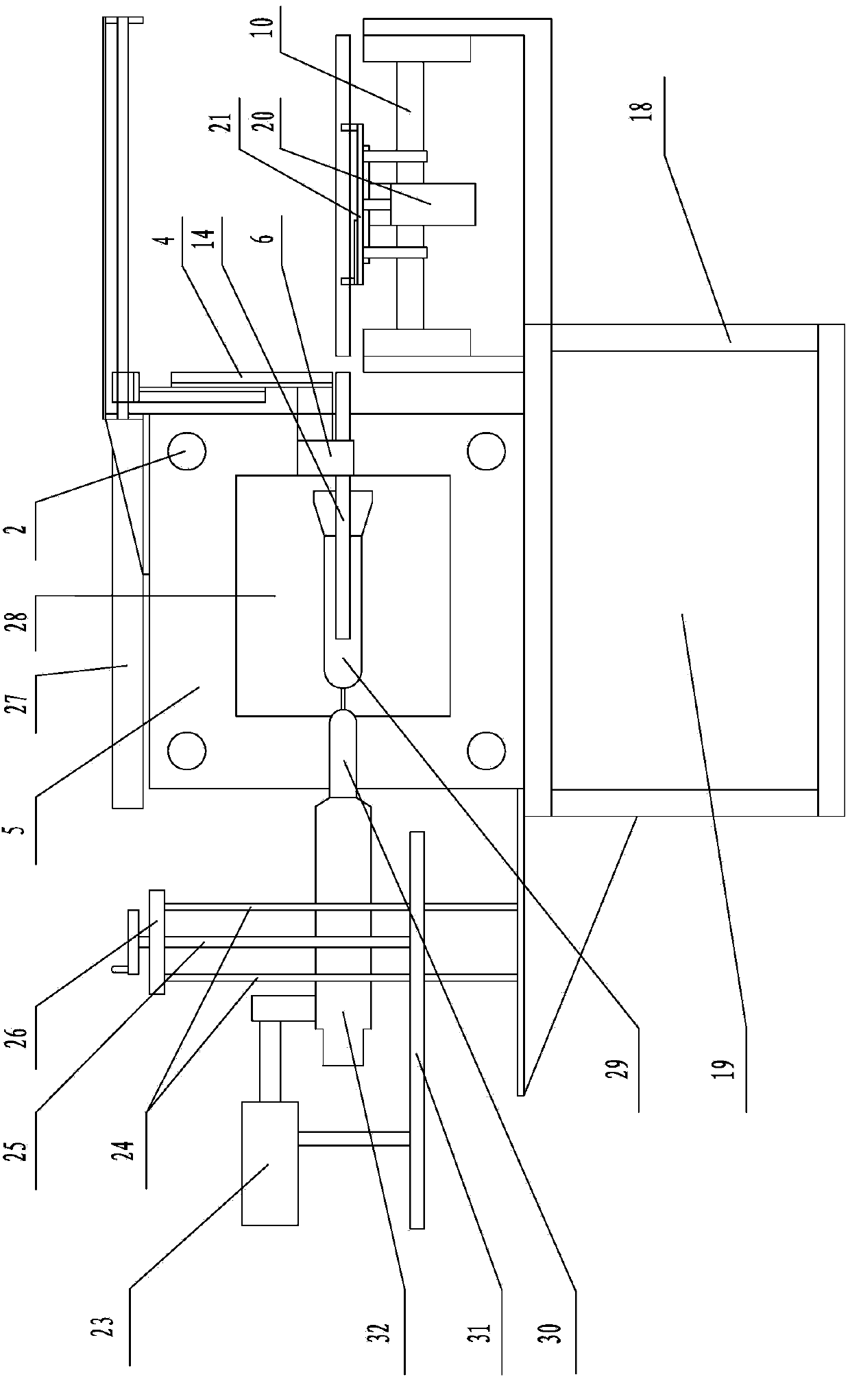 Automatic wax injection machine for producing wax sticks