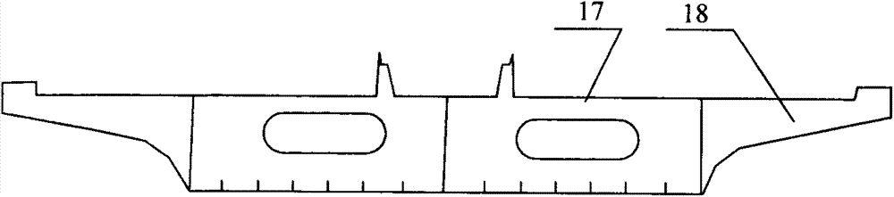 Arched beam combination bridge lifting construction method