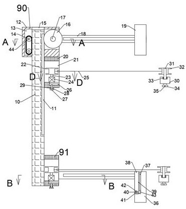 Automatic cinnamon bark picking machine for cinnamon trees with variable diameters and different heights