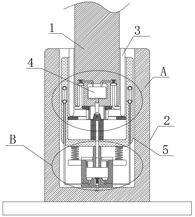 Hardware stamping device with positioning structure