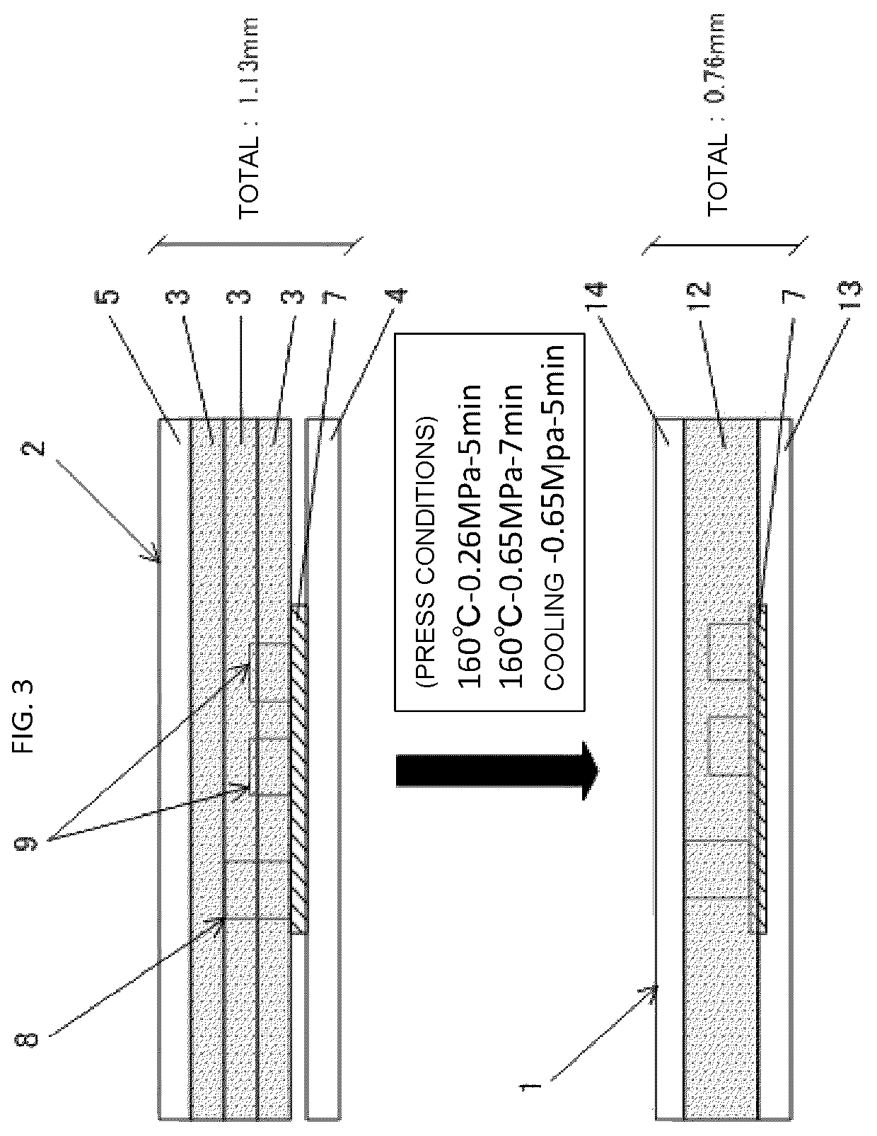 Resin card medium and manufacturing method therefor