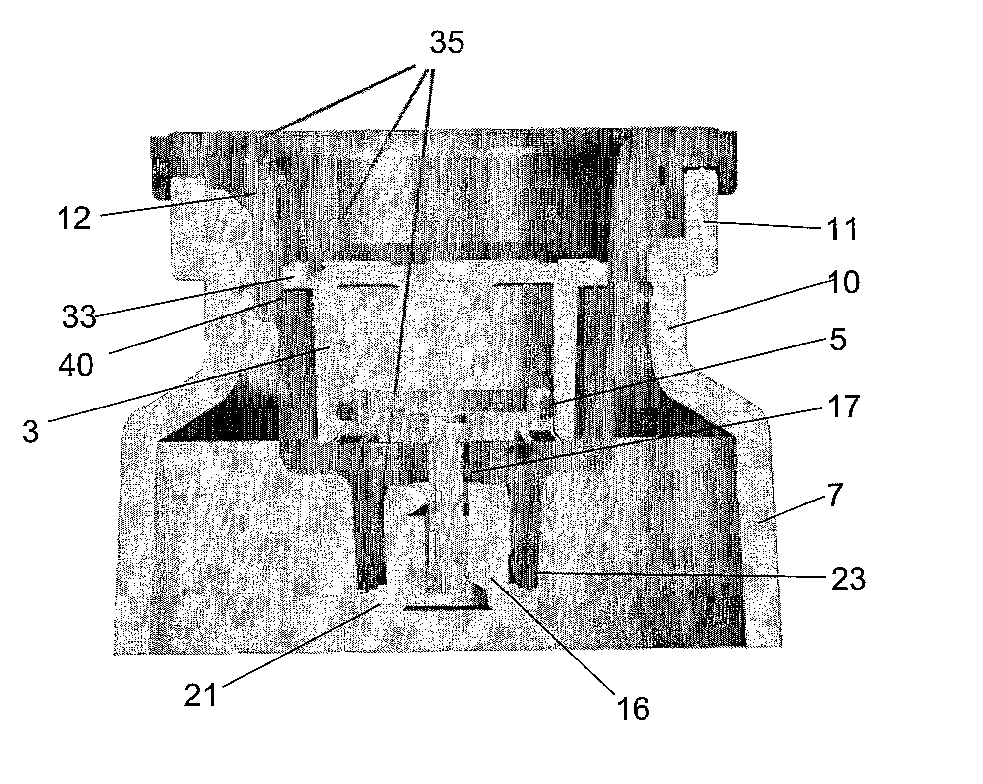 Pressure control device for a fluid dispensing container