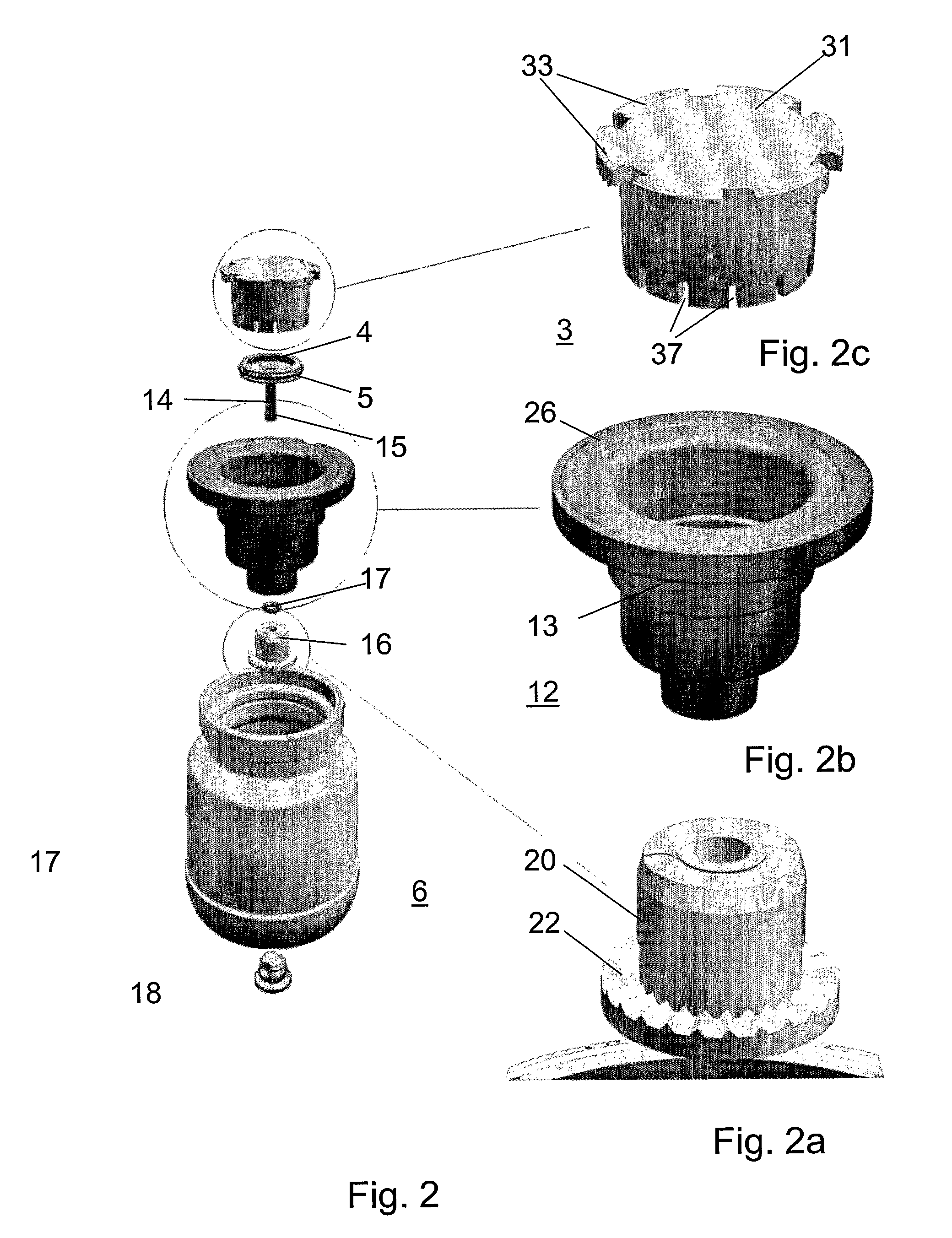 Pressure control device for a fluid dispensing container