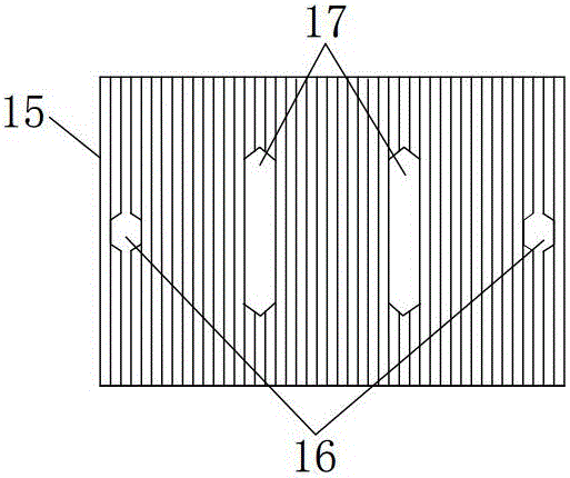 Secondary air distribution device used for circulating fluidized bed boiler