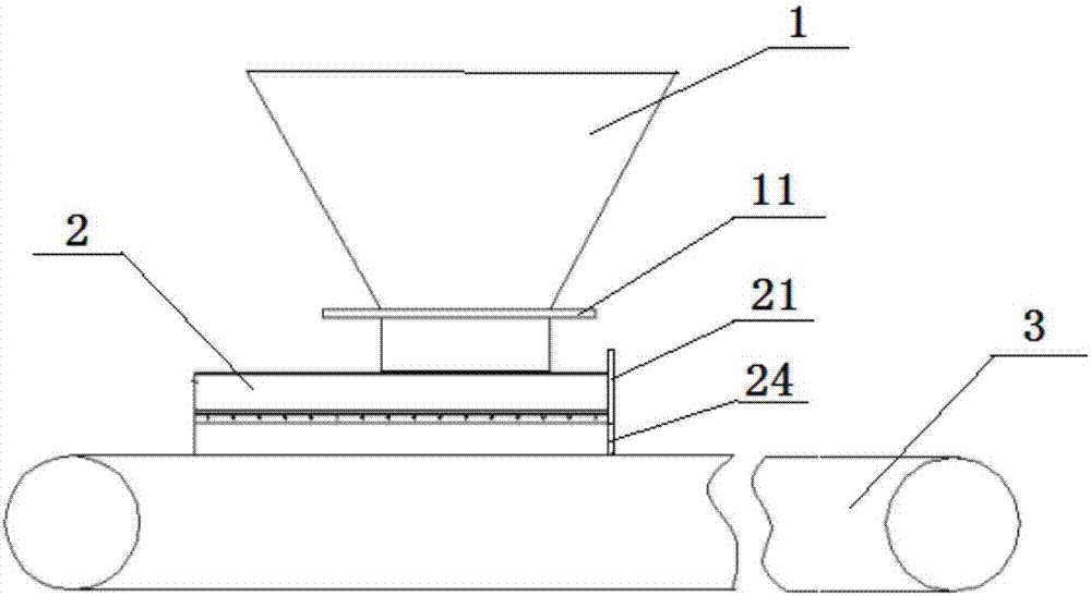 Device and method for controlling feeding amount of machine-made sand equipment