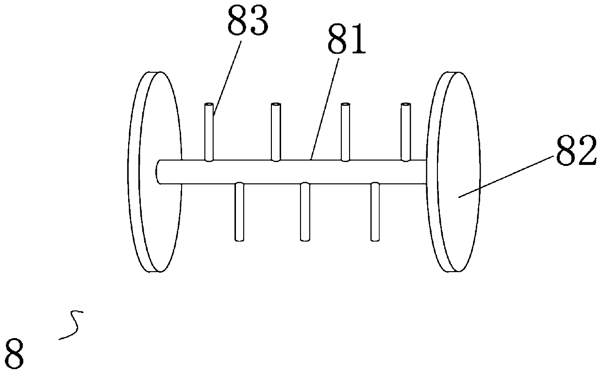 Cashere and wool opening device and opening operation method