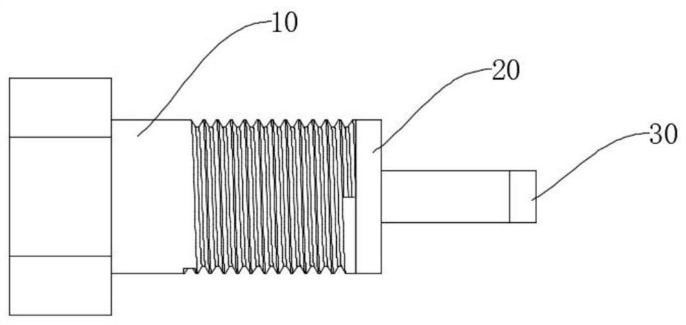 High-pressure-resistant liquid chromatography connector and fluid type connection system achieving zero dead volume