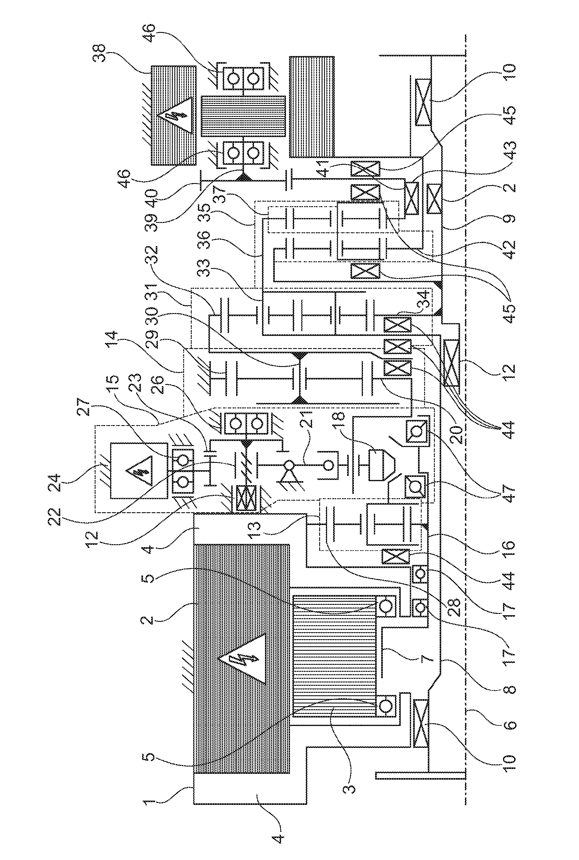 Mounting concept for an electric axle