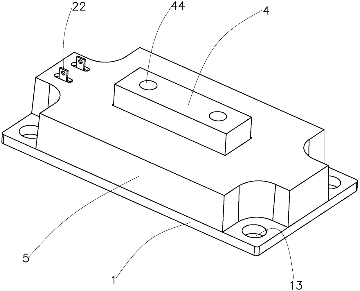 A Package Structure of High Current Field Effect Transistor