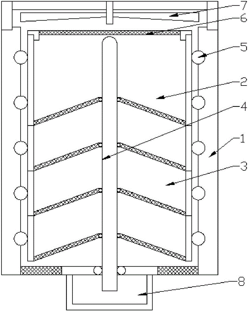 Vibratory micro powder separation device