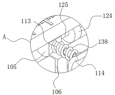 Metal pipe bending machining device based on measuring assembly