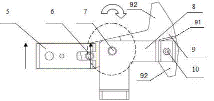 Detecting device for positive and negative surfaces of valve seat ring