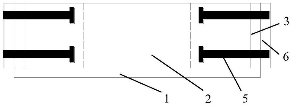 Method for manufacturing and testing pre-embedded screw type steel fiber reinforced concrete uniaxial tensile test piece