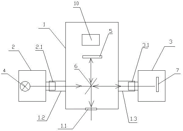 Long-distance laser interference scale and measuring method