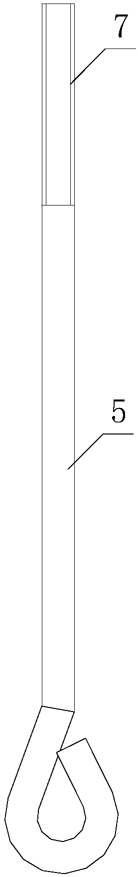 A standardized pre-embedded component for structural concrete construction and its construction method