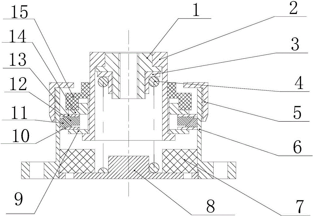 A linear anti-vibration, nonlinear anti-strong impact vibration isolator