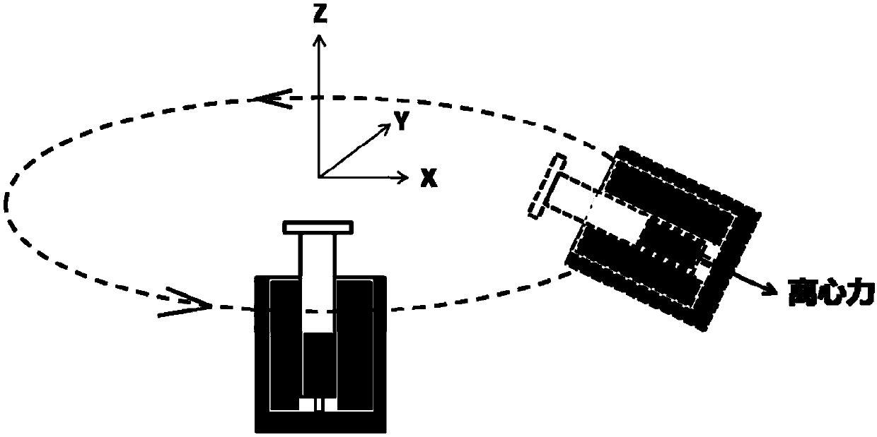 Inverted defoaming device for conductive adhesive and application method thereof