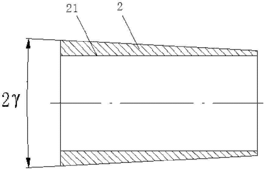 Large-diameter steel strand compression type anchorage device