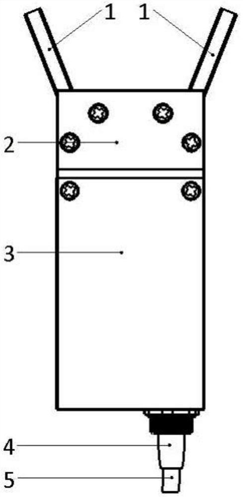 General electric control mechanical gripper with long service life and judgment method for article clamping of general electric control mechanical gripper