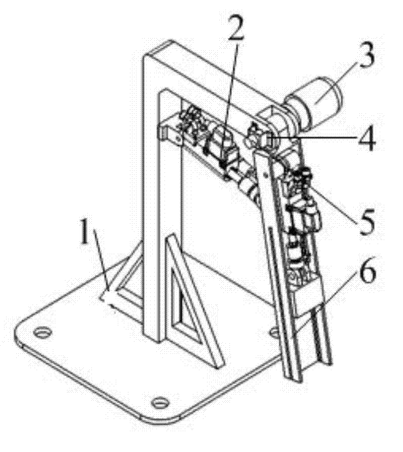 Robot single joint hydraulic pressure and position control test platform