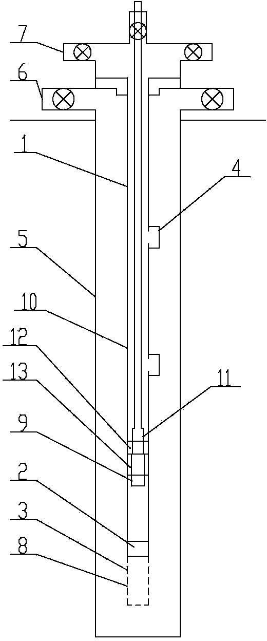 Underbalance tubing, no-killing gas lifting, shaft pumping and pump detecting combined method