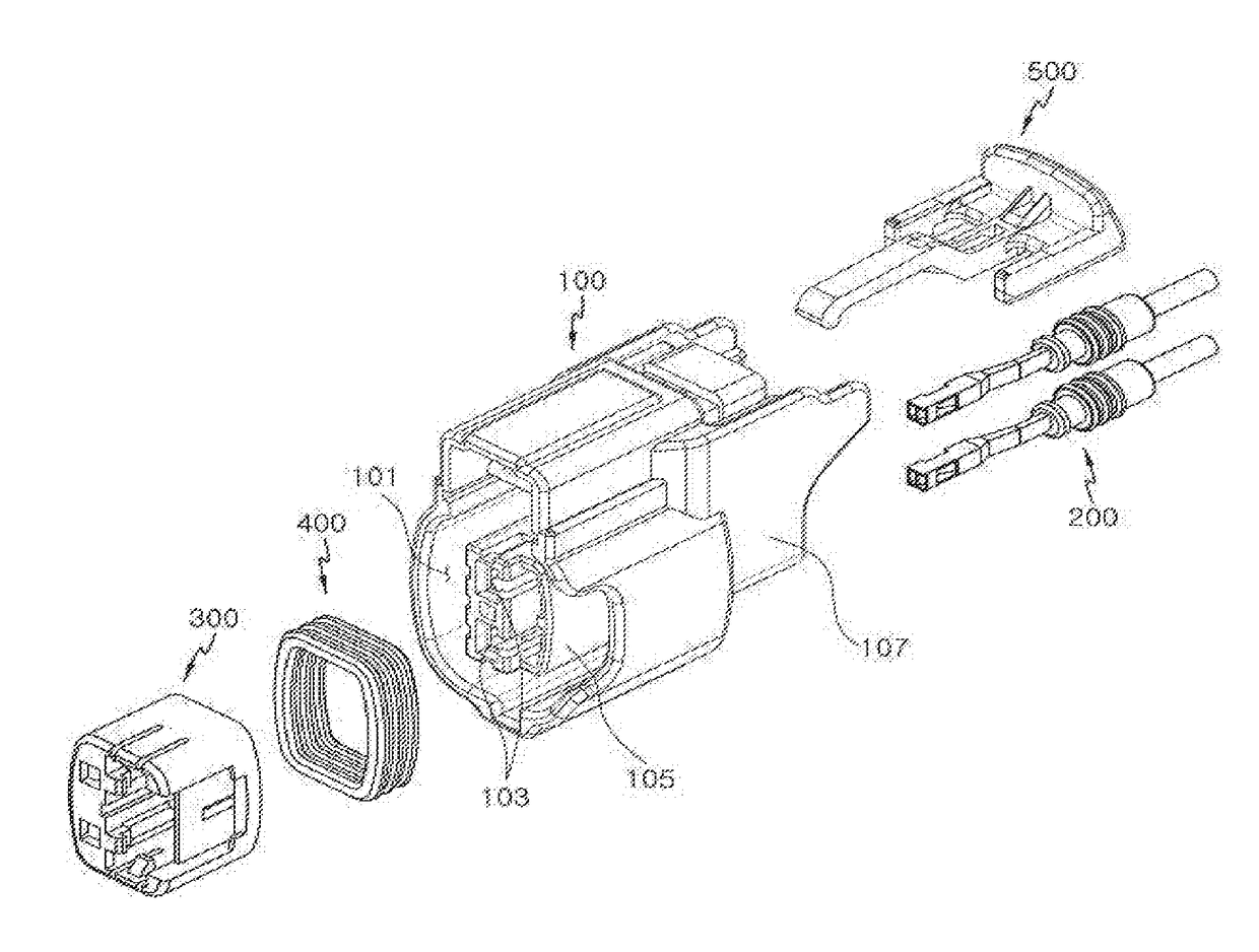 Connector assembly having cpa