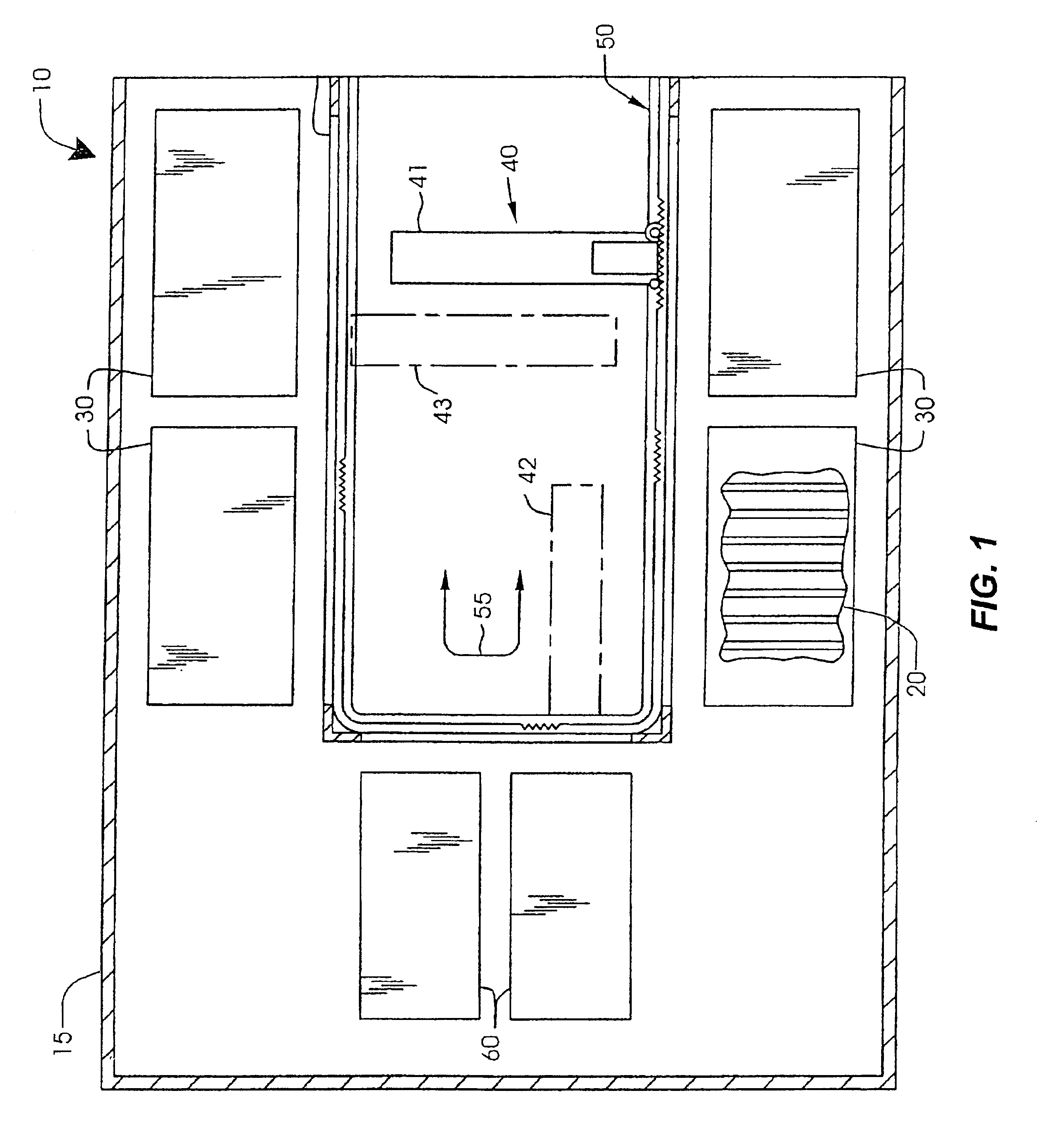 Media storage system using a transponder for transmitting data signal