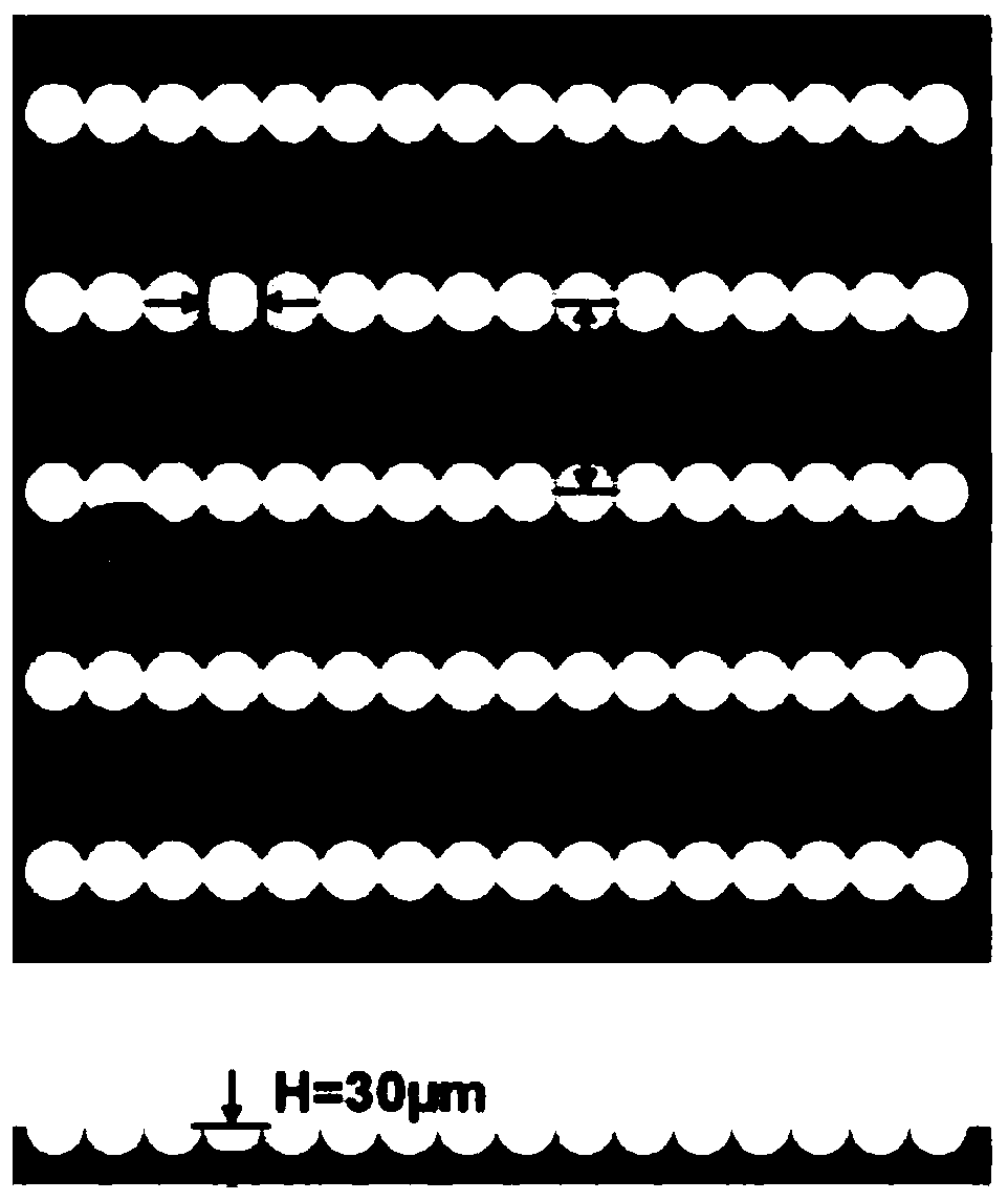 Copper-based material surface icing-delaying structure and preparation method thereof