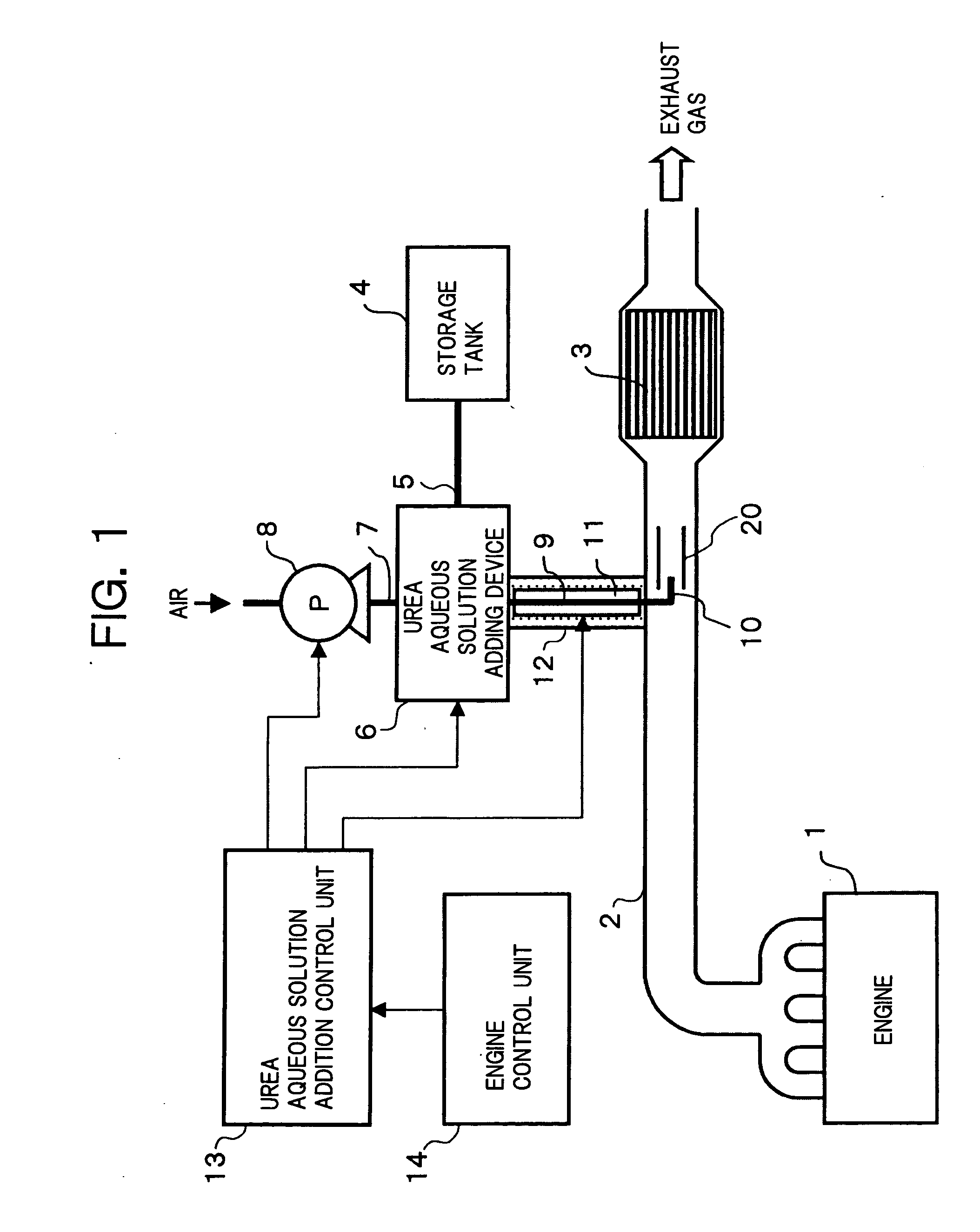 Exhaust gas purifying apparatus