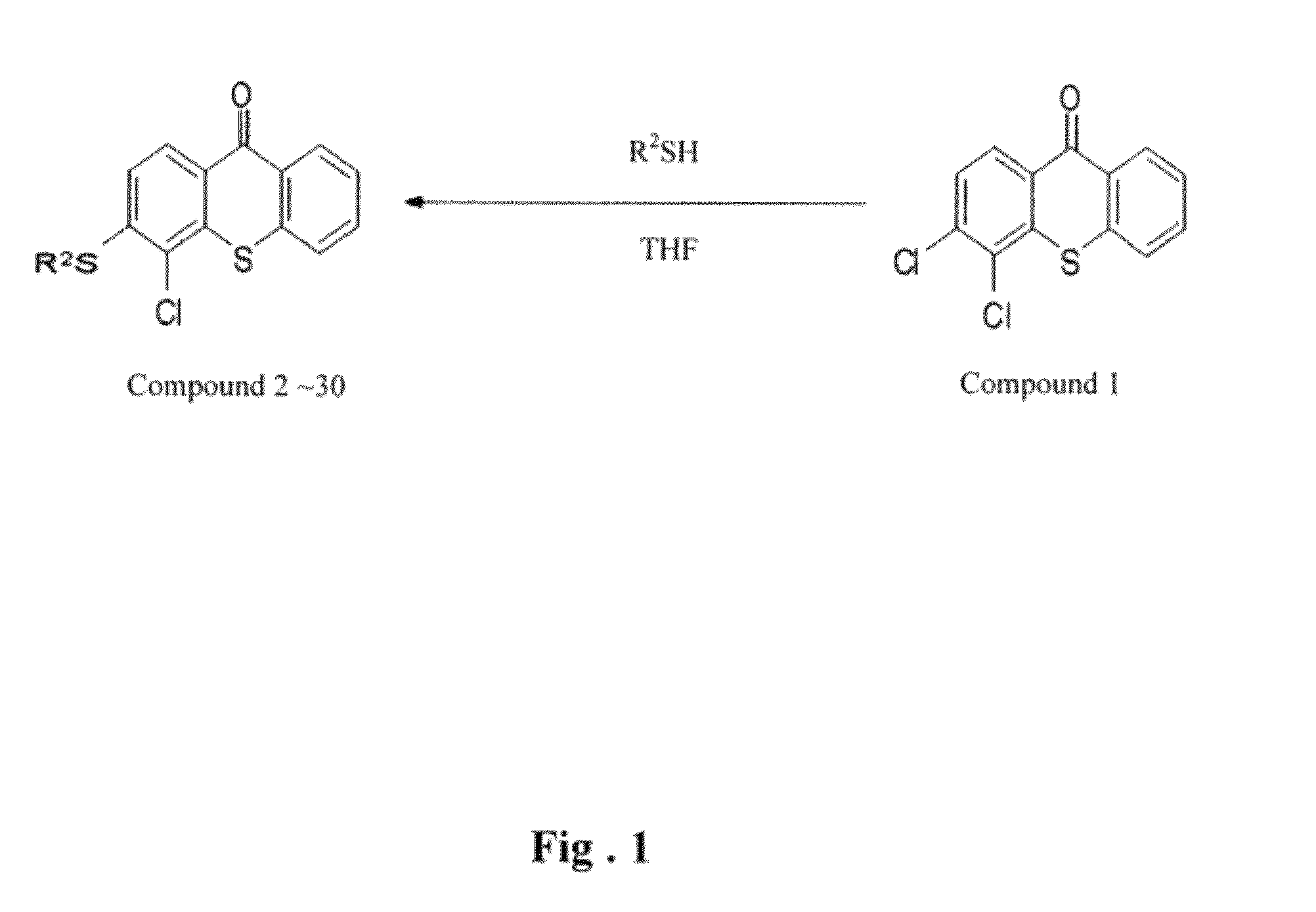 Thioxanthone ring system derivatives