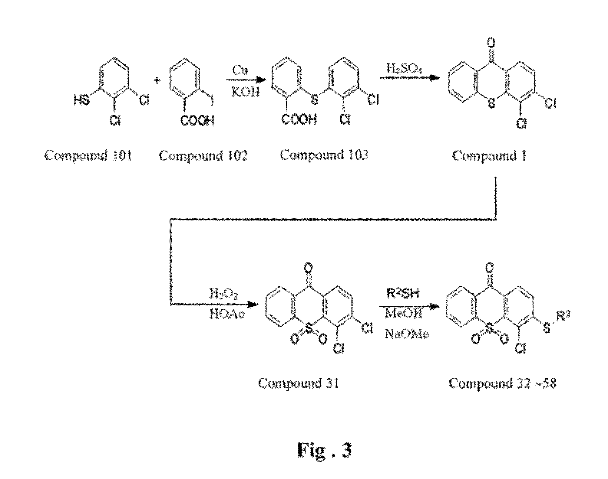 Thioxanthone ring system derivatives