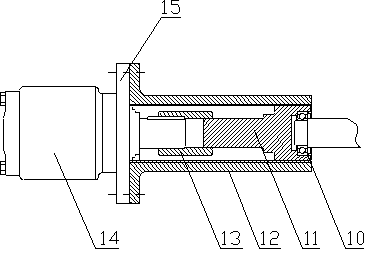 Rotary speed and opening degree double-adjustment device for fertilizer discharging shaft of variable fertilizer applicator