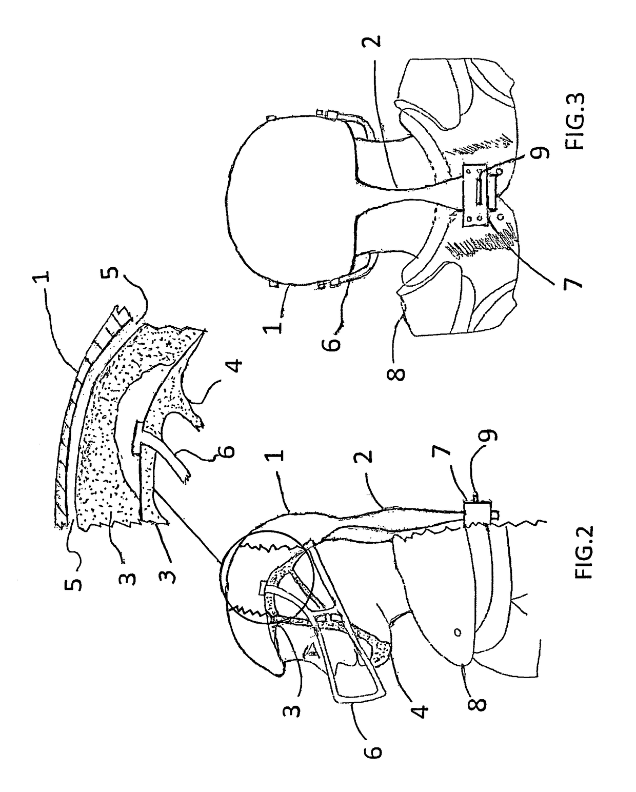 Helmet extension connected to shoulder pad to prevent brain and spine injuries